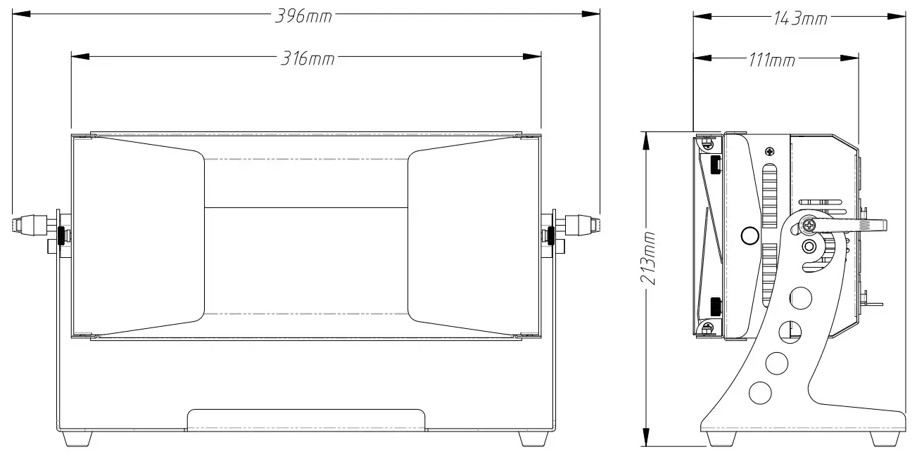 eurolite CLS 9 QCL RGB WW 18 7W Floodlight - Accessories