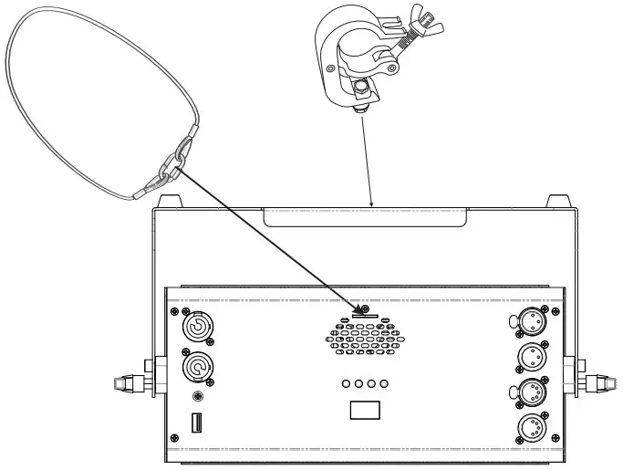 eurolite CLS 9 QCL RGB WW 18 7W Floodlight - INSTALLATION