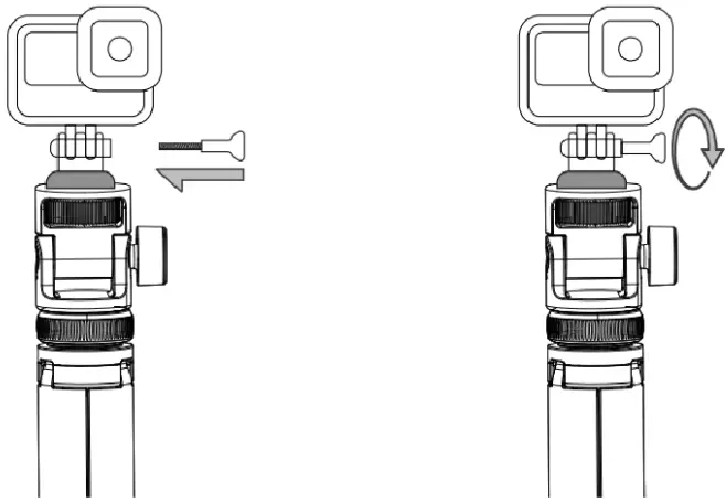 KAIESS TP06 62 Inch Selfie Stick Tripod - Mount Gopro 2
