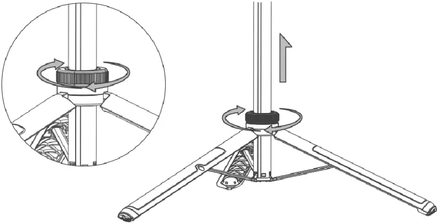 KAIESS TP06 62 Inch Selfie Stick Tripod - phone tripod 1