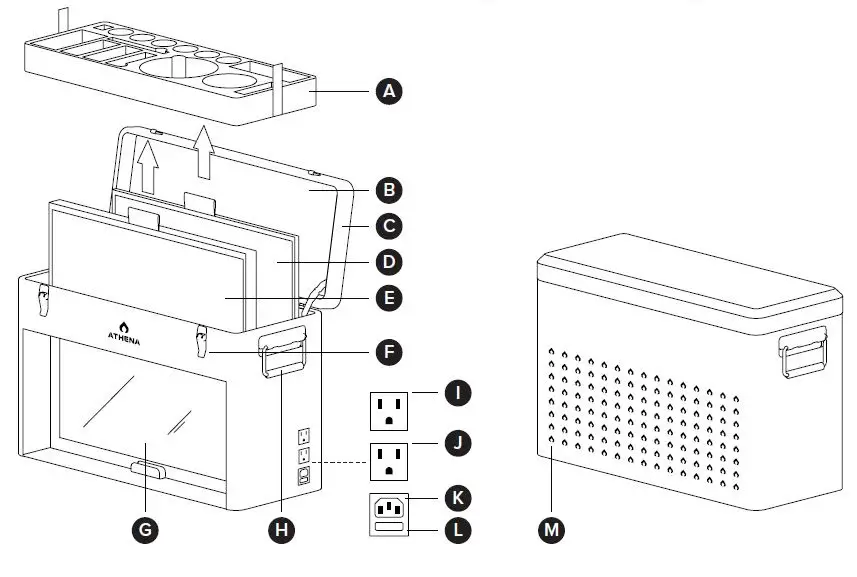ATHENA-TC-HOOD-Tissue-Culture-Flow-Hood-with-Accessories-fig-1
