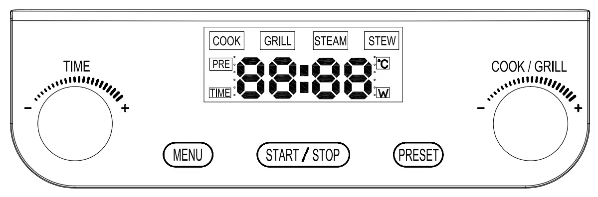 Digital Control Panel Explanations