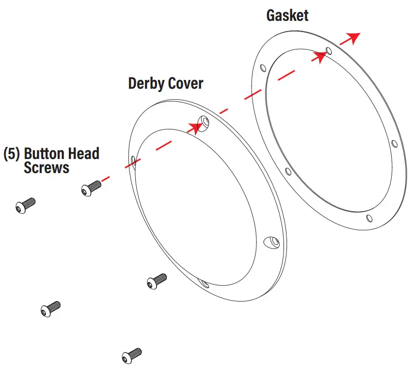 Joker MACHINE 06-960 5 Hole Derby Cover -