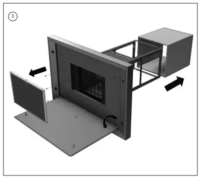 NOVY 7600 Series Wall Mounted Flatline - suspensionframe