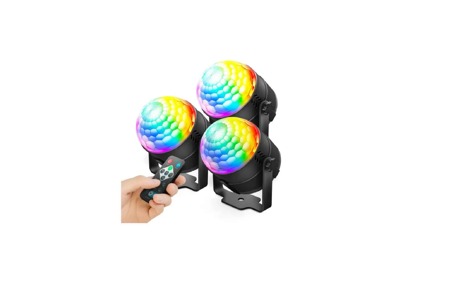 Nequare Yu-wutaidneg-3b Disco Ball Party Lights User Manual