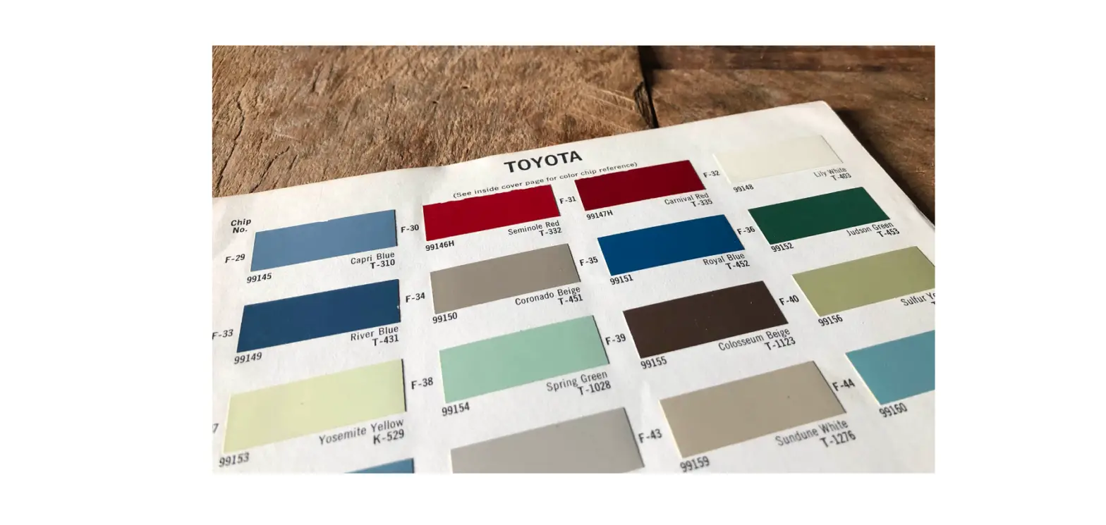 Toyota Colour Codes Decoding User Guide Toyota Colour Codes Decoding User Guide
