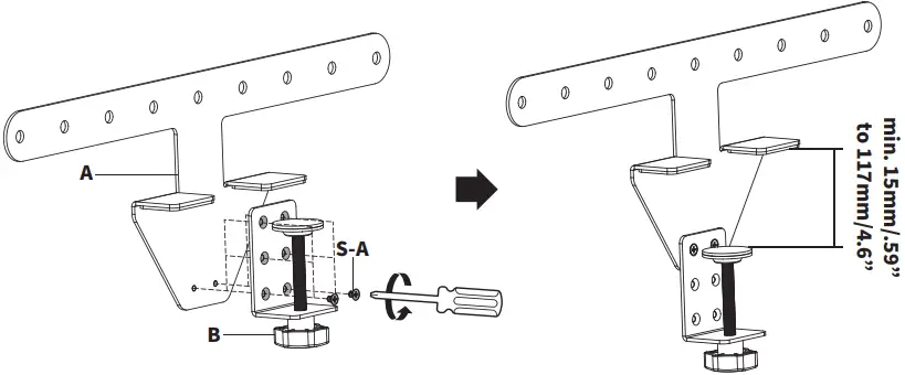 V I V O MOUNT-PS02V Power Strip-Surge Protector VESA Mount-FIG4