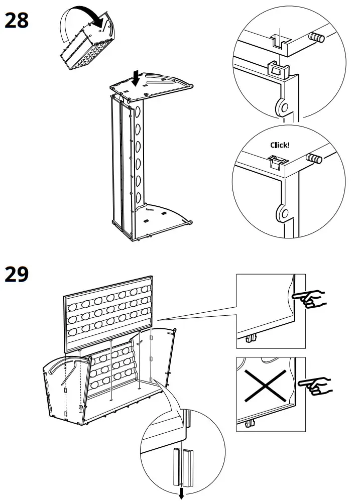 IKEA STALL Shoe Cabinet with 3 Compartments - FIG 16