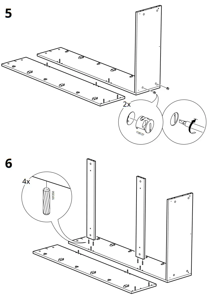 IKEA STALL Shoe Cabinet with 3 Compartments - FIG 5