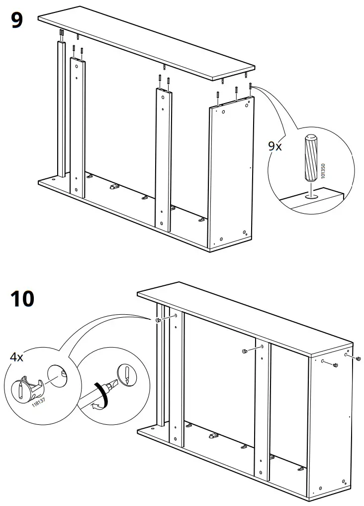 IKEA STALL Shoe Cabinet with 3 Compartments - FIG 7