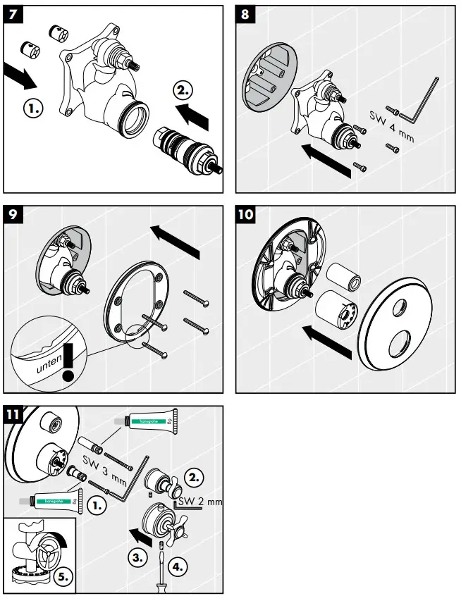 hansgrohe AXOR STARCK Concealed Thermostat with Shut Off Valve - fig 8