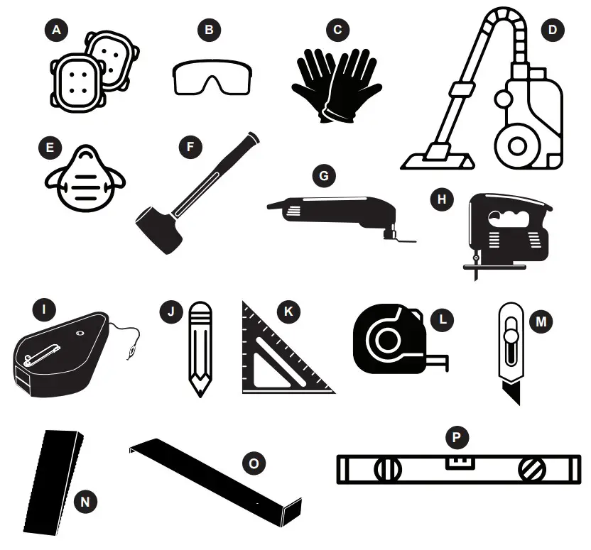 Style SELECTIONS LWD9182SSSS Waterproof Vinyl Plank Flooring - TOOLS NEEDED