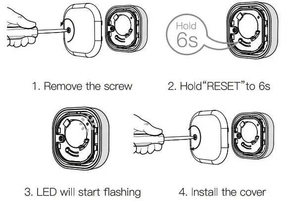 Moes zigbee Smart Button - Reset Pairing 1