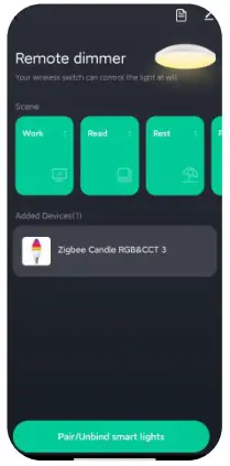 Moes zigbee Smart Button - Reset Pairing 4
