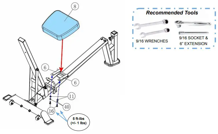 BODYCRAFT F704 F I D Dumbbell Bench - fig 20