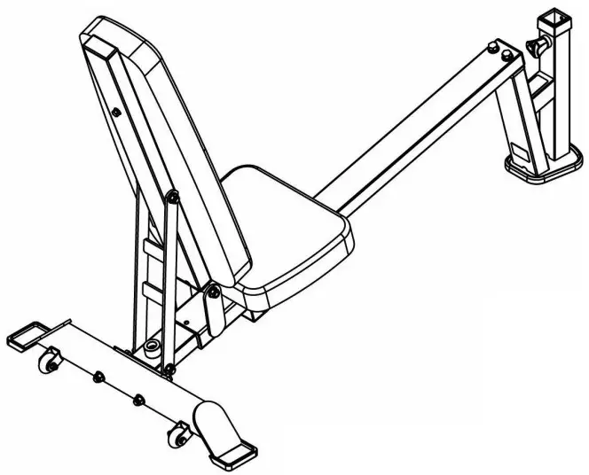 BODYCRAFT F704 F I D Dumbbell Bench
