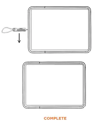 IPORT 72393 CONNECT VESA Mount Stand - lock1