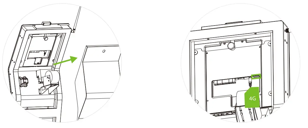 ZKTeco H13 Series 13 3 Inch Touch Screen Multipurpose - Connection