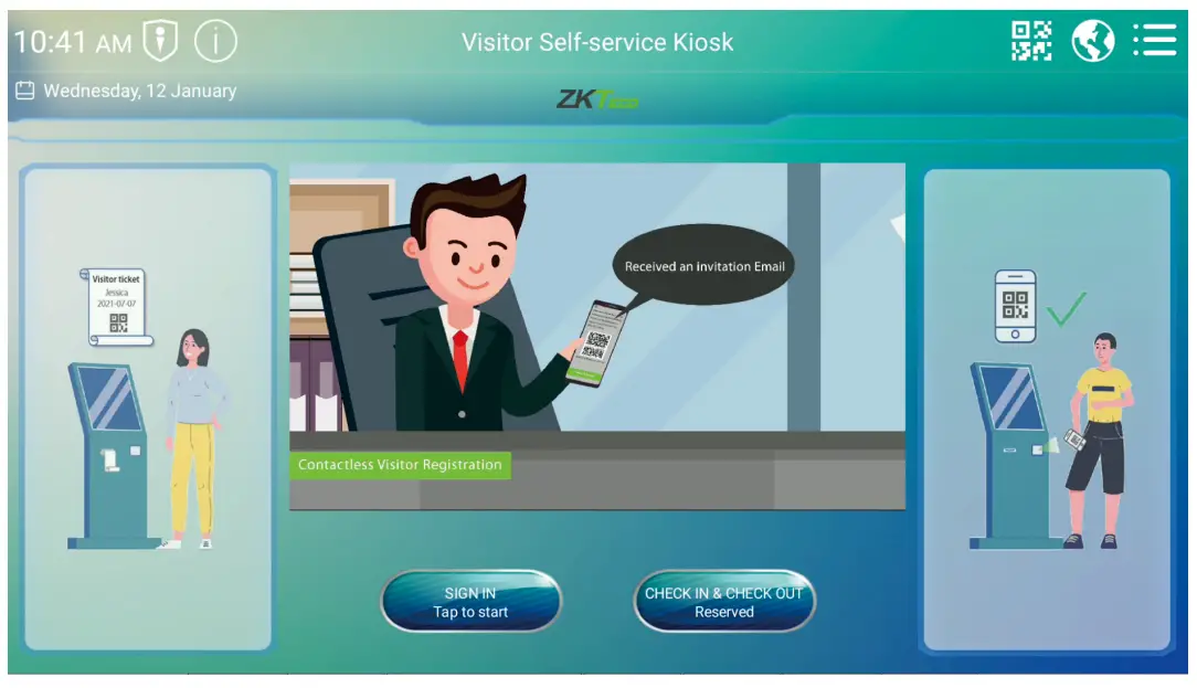 ZKTeco H13 Series 13 3 Inch Touch Screen Multipurpose - Introduction