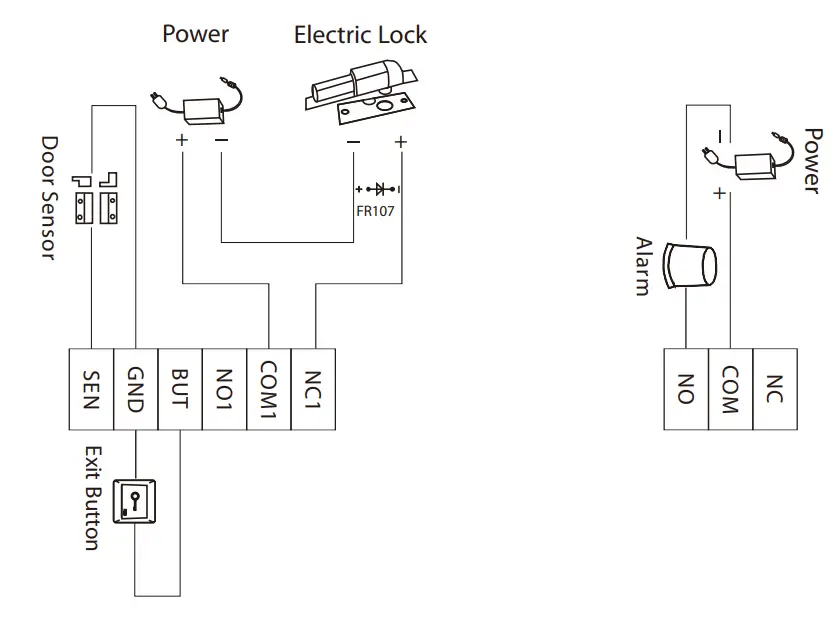 ZKTeco H13 Series 13 3 Inch Touch Screen Multipurpose - Power