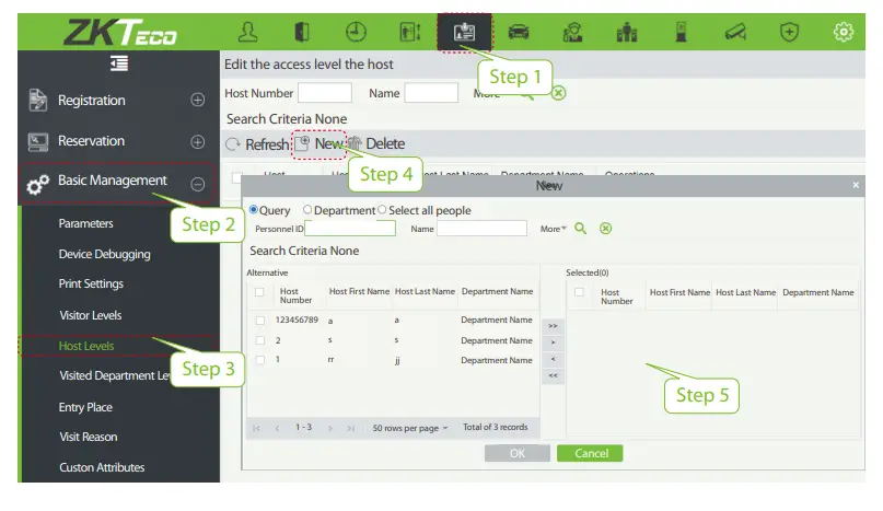 ZKTeco H13 Series 13 3 Inch Touch Screen Multipurpose - Settings on Device4