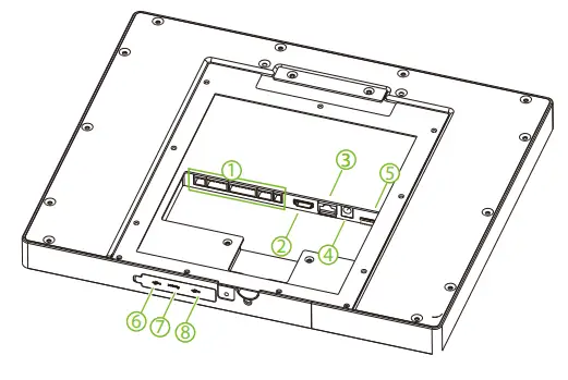 ZKTeco H13 Series 13 3 Inch Touch Screen Multipurpose - terminals