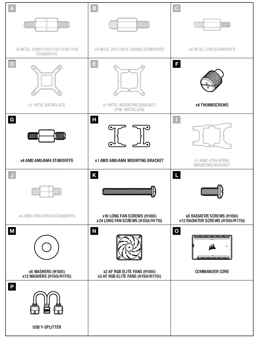CORSAIR H100i iCUE Extreme Performance LCD Liquid CPU Cooler - fig6