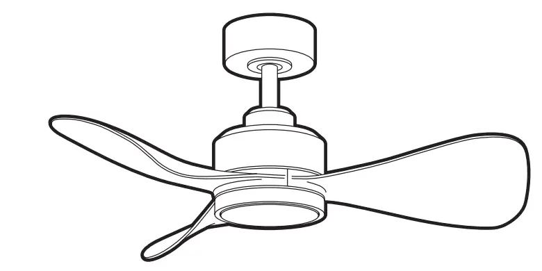 arte confort GALA IP44 Outdoor Ceiling Fan