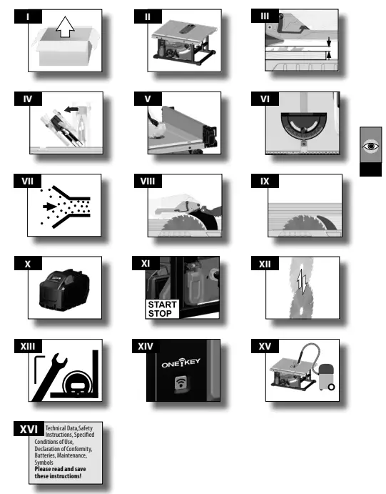 milwaukee M18 FUEL 210 MM Table Saw - fig 1