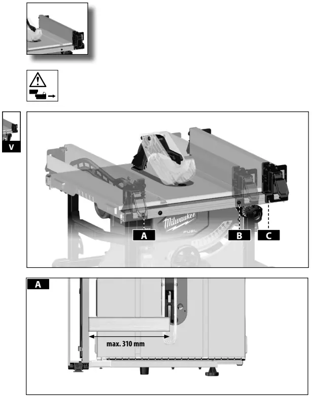 milwaukee M18 FUEL 210 MM Table Saw - fig 12