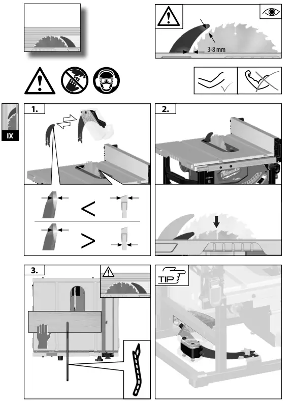 milwaukee M18 FUEL 210 MM Table Saw - fig 24