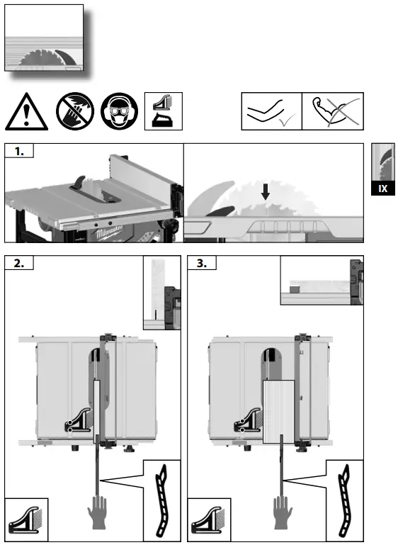 milwaukee M18 FUEL 210 MM Table Saw - fig 25