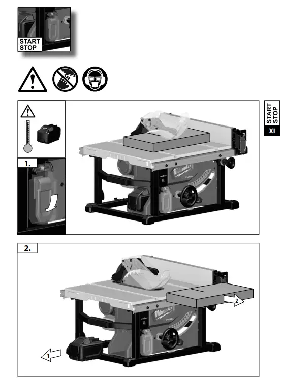 milwaukee M18 FUEL 210 MM Table Saw - fig 29