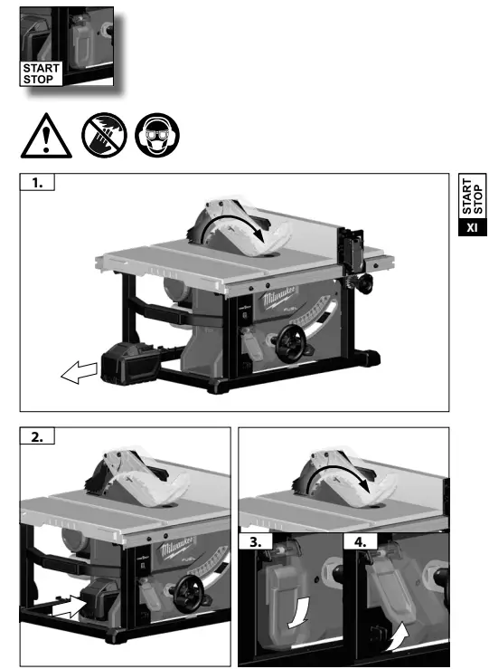 milwaukee M18 FUEL 210 MM Table Saw - fig 31