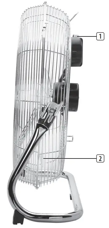TRISTAR VE-5885 Comfort Fan - parts