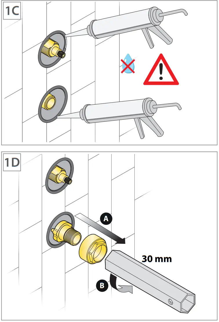 FANTINI 5302R485B Built In Shower Mixer - fig 13