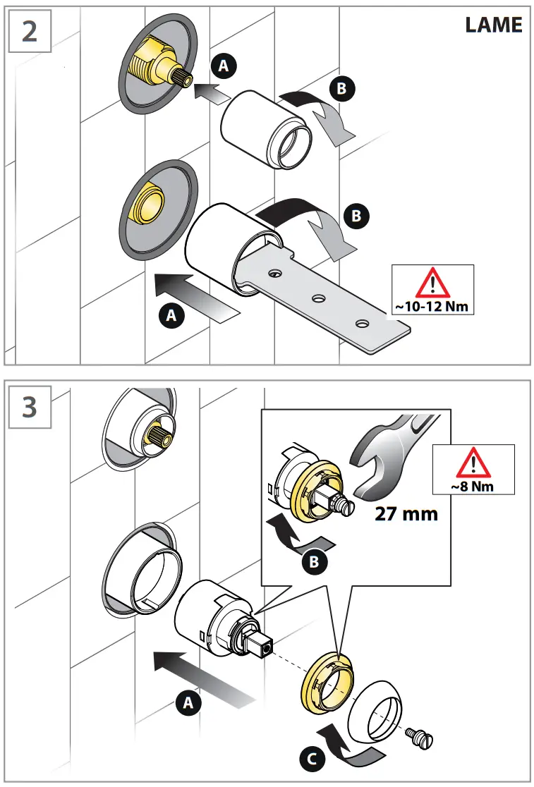 FANTINI 5302R485B Built In Shower Mixer - fig 14