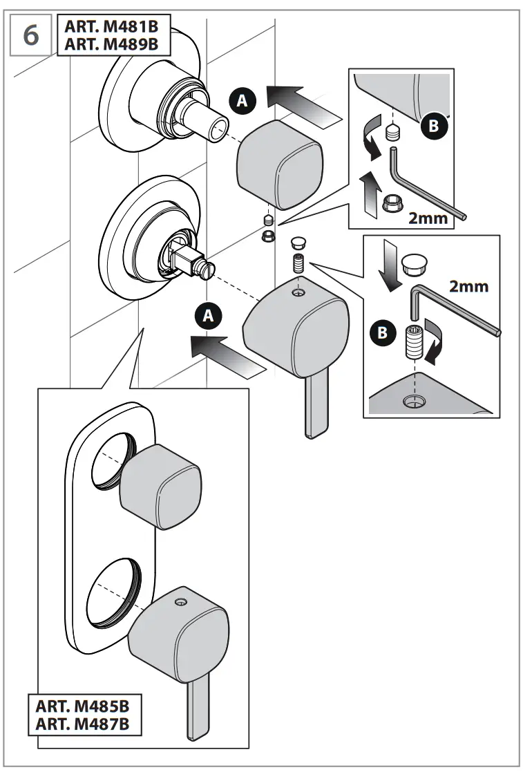 FANTINI 5302R485B Built In Shower Mixer - fig 17