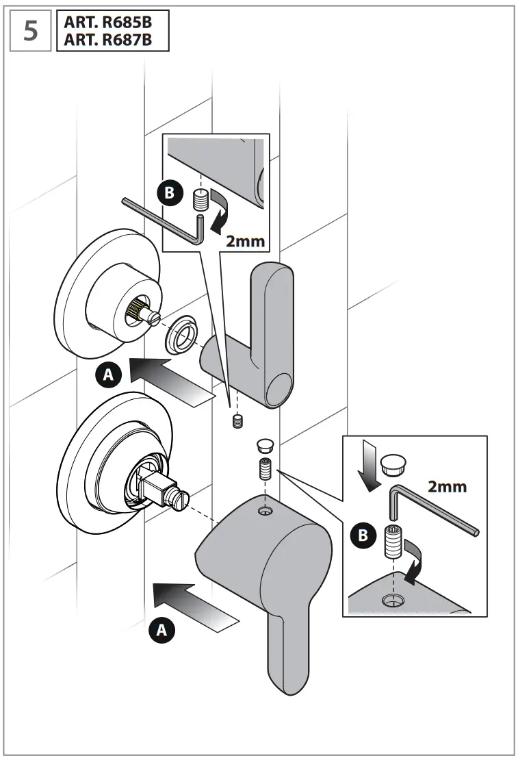 FANTINI 5302R485B Built In Shower Mixer - fig 23