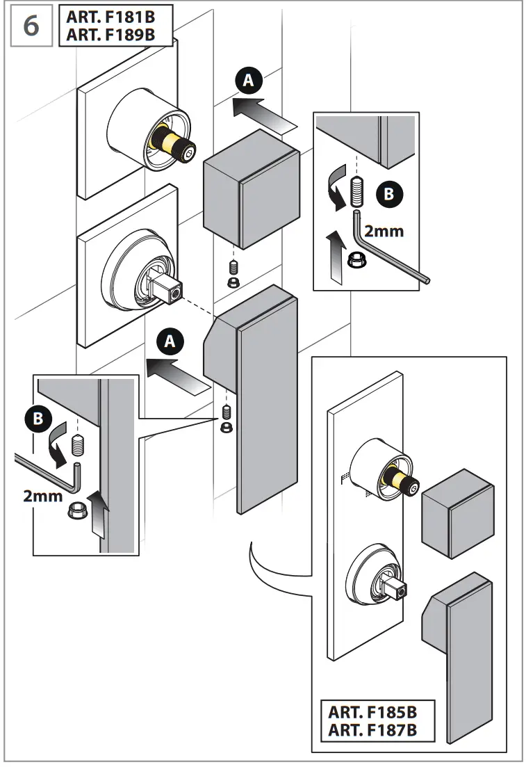 FANTINI 5302R485B Built In Shower Mixer - fig 27
