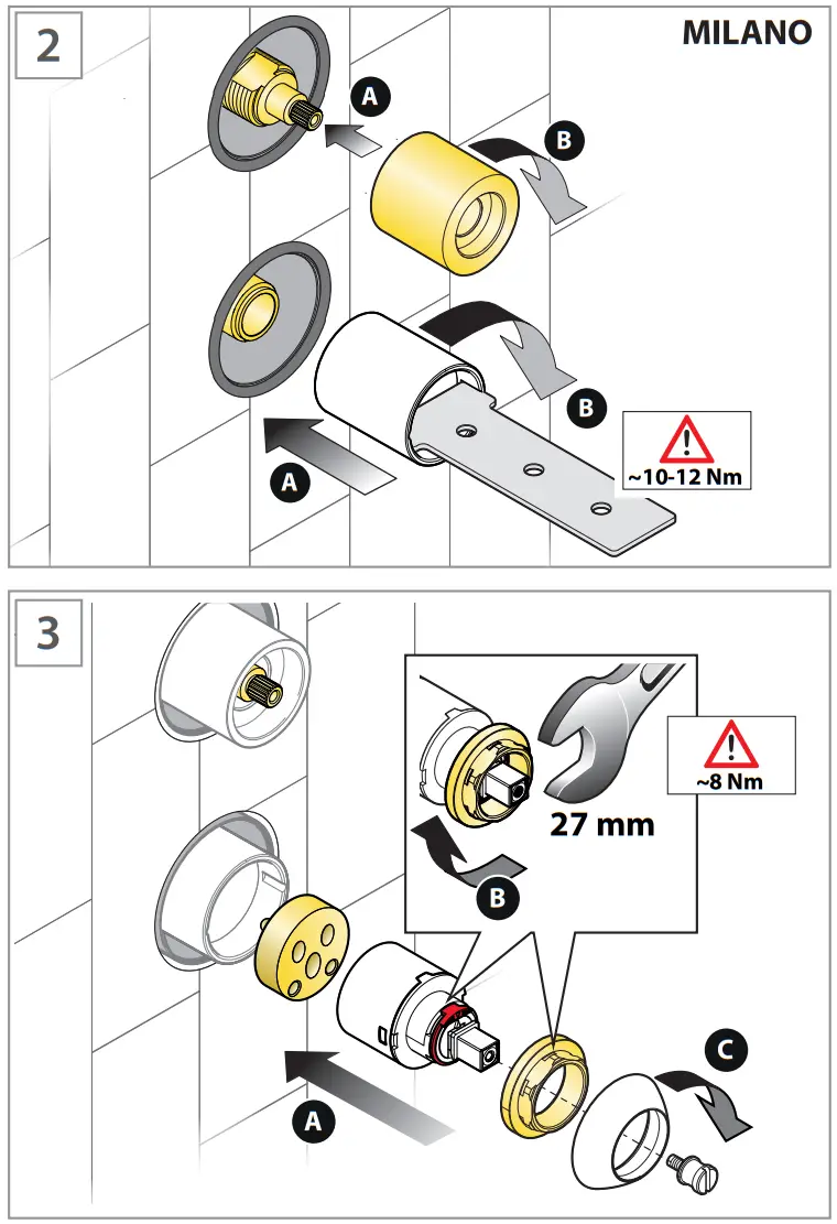 FANTINI 5302R485B Built In Shower Mixer - fig 28