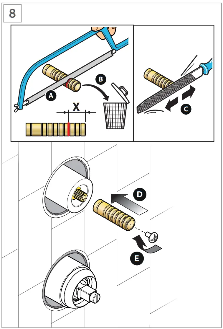 FANTINI 5302R485B Built In Shower Mixer - fig 36