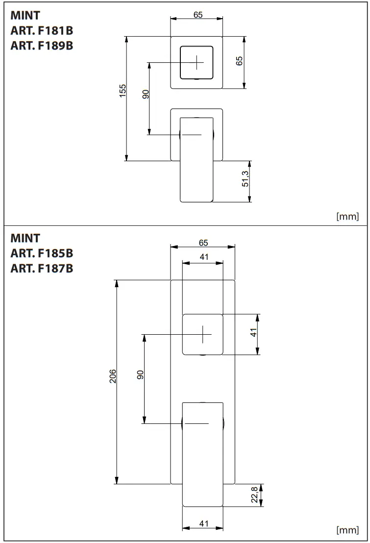 FANTINI 5302R485B Built In Shower Mixer - fig 4
