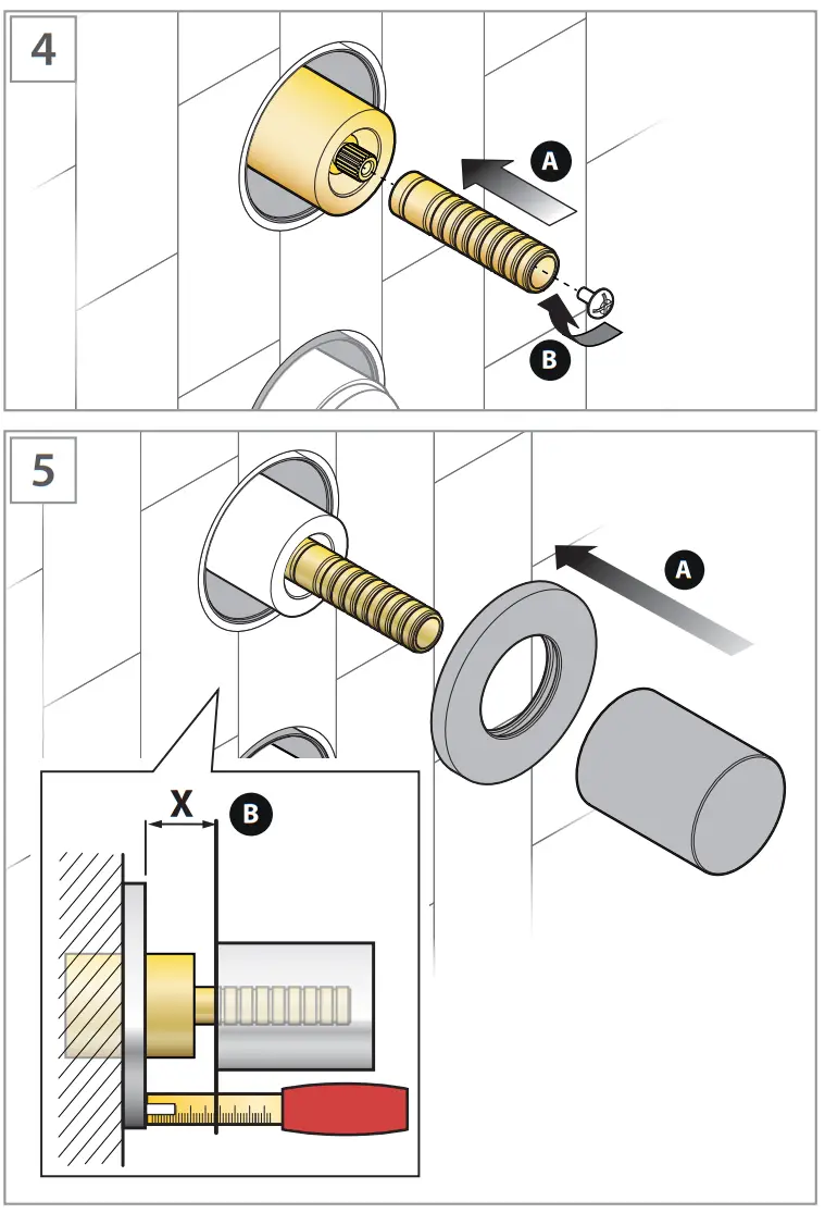 FANTINI 5302R485B Built In Shower Mixer - fig 40