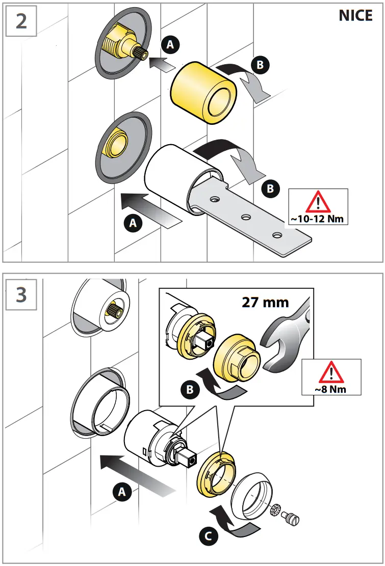 FANTINI 5302R485B Built In Shower Mixer - fig 45