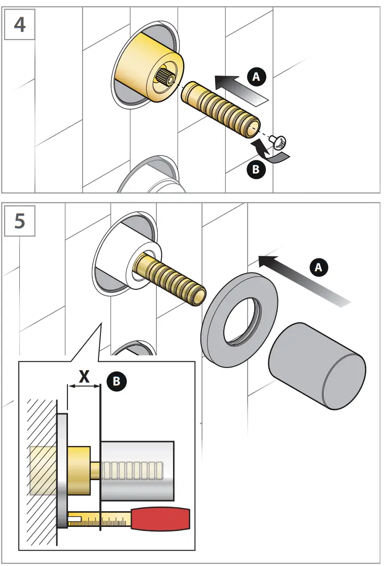 FANTINI 5302R485B Built In Shower Mixer - fig 46