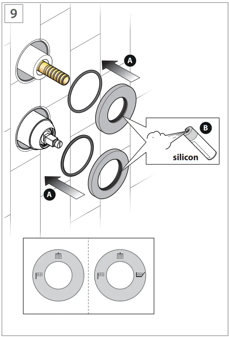 FANTINI 5302R485B Built In Shower Mixer - fig 49