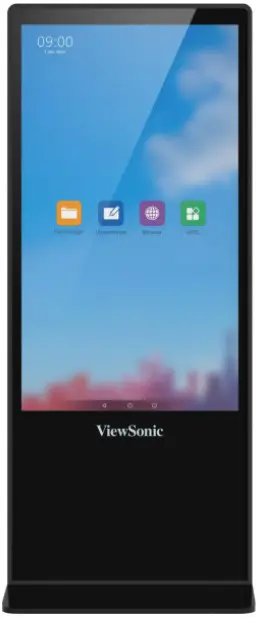 ViewSonic EP5542T 55 inch Multi Touch Digital ePoster