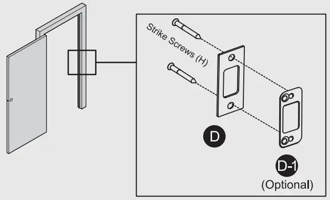Veise RZ02A Keypad Digital Deadbolt - fig 13