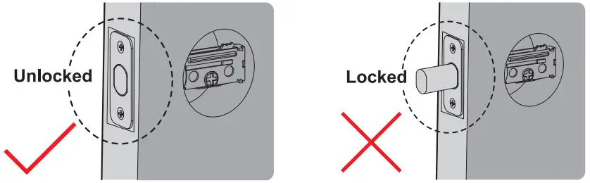 Veise RZ02A Keypad Digital Deadbolt - fig 14